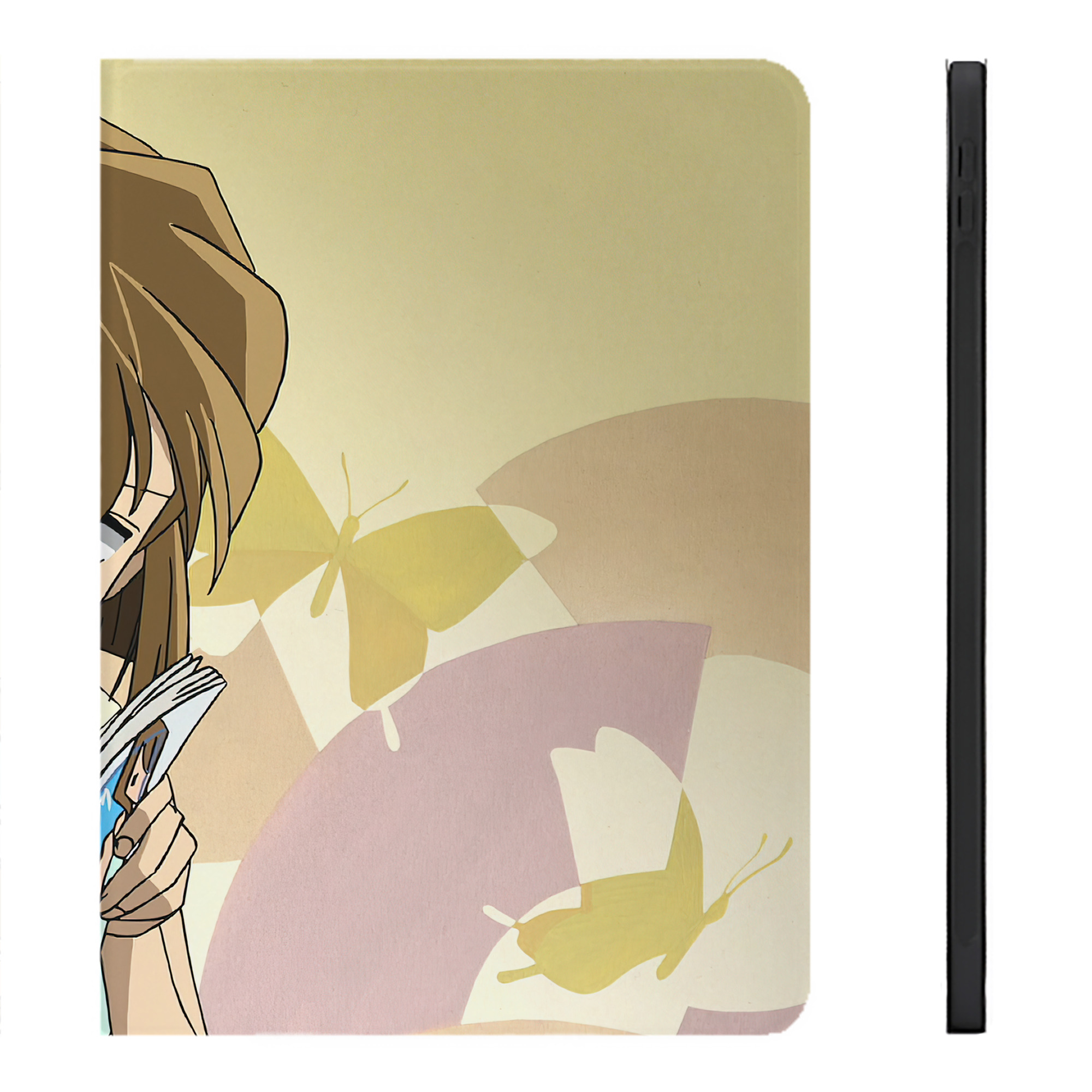 （画像用） 名探偵コナン Detective Conan IPadケース ペンホルダー付き ブックスタイルデザイン